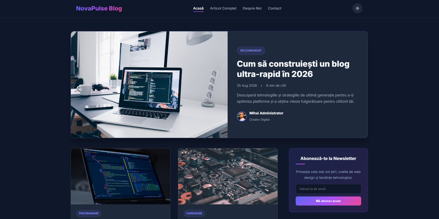 NovaPulse Blog | Modern Editorial & Content Template