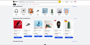 AISLE collection page with sidebar filters