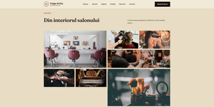 Vulpe & Fiu — Template Website Barbershop (HTML + WordPress)