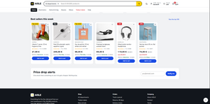 AISLE product page with sticky buy box